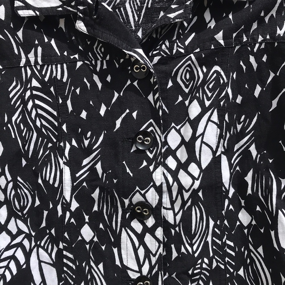 East 5Th Black 3/4 Sleeve blazer MP - Picture 8 of 8